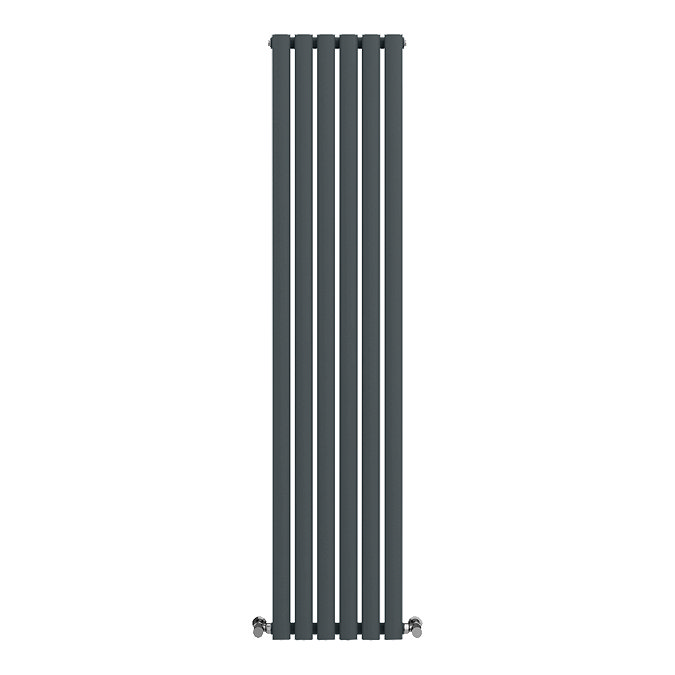 Metro Vertical Radiator - Anthracite - Single Panel (1600mm High) 354mm Wide