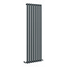 Metro Vertical Radiator - Anthracite - Single Panel (1600mm High) 472mm Wide