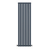 Metro Vertical Radiator - Anthracite - Single Panel (1600mm High) 472mm Wide