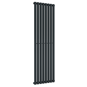 Metro Vertical Radiator - Anthracite - Single Panel (1600mm High) 472mm Wide