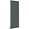 Metro Vertical Radiator - Anthracite - Single Panel (1600mm High) 590mm Wide