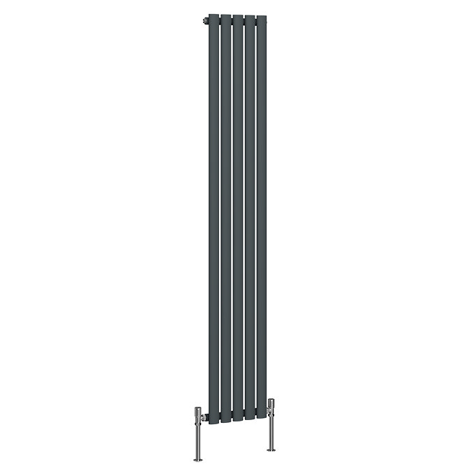 Metro Vertical Radiator - Anthracite - Single Panel (1800mm High) 295mm Wide