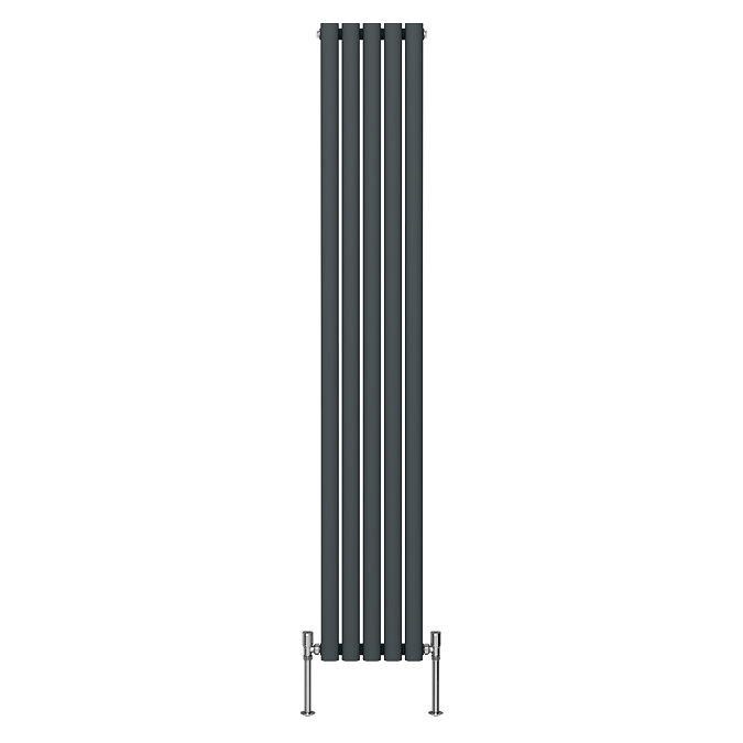 Metro Vertical Radiator - Anthracite - Single Panel (1800mm High) 295mm Wide