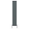 Metro Vertical Radiator - Anthracite - Single Panel (1800mm High) 295mm Wide