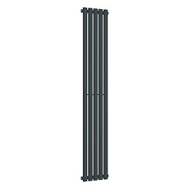 Metro Vertical Radiator - Anthracite - Single Panel (1800mm High) 295mm Wide