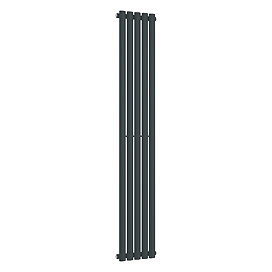 Metro Vertical Radiator - Anthracite - Single Panel (1800mm High) 295mm Wide