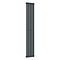 Metro Vertical Radiator - Anthracite - Single Panel (1800mm High) 295mm Wide