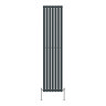 Metro Vertical Radiator - Anthracite - Single Panel (1800mm High) 413mm Wide