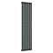 Metro Vertical Radiator - Anthracite - Single Panel (1800mm High) 413mm Wide