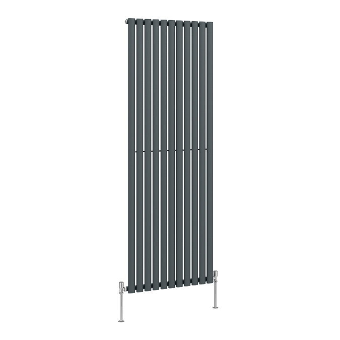 Metro Vertical Radiator - Anthracite - Single Panel (1800mm High) 649mm Wide