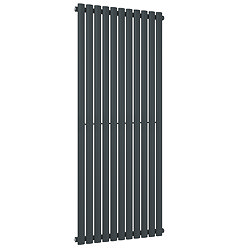Metro Vertical Radiator - Anthracite - Single Panel (1800mm High) 649mm Wide