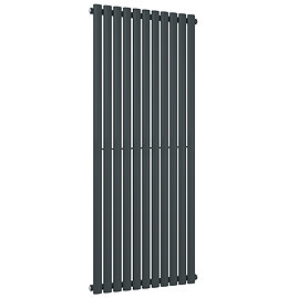 Metro Vertical Radiator - Anthracite - Single Panel (1800mm High) 649mm Wide