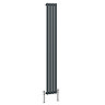 Metro Vertical Radiator - Anthracite - Single Panel (1800mm High) 236mm Wide