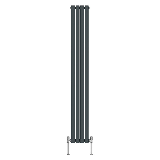Metro Vertical Radiator - Anthracite - Single Panel (1800mm High) 236mm Wide
