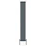 Metro Vertical Radiator - Anthracite - Single Panel (1800mm High) 236mm Wide