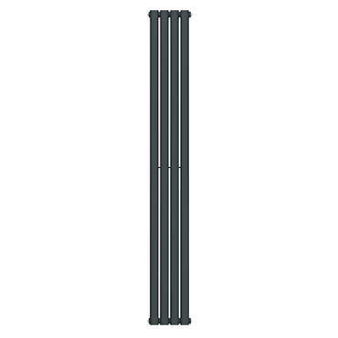 Metro Vertical Radiator - Anthracite - Single Panel (1800x236mm)