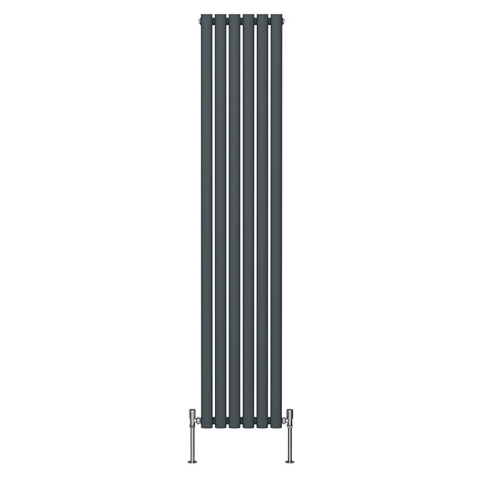 Metro Vertical Radiator - Anthracite - Single Panel (1800mm High) 354mm Wide