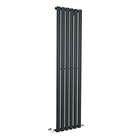Metro Vertical Radiator - Anthracite - Single Panel (1800mm High) 354mm Wide