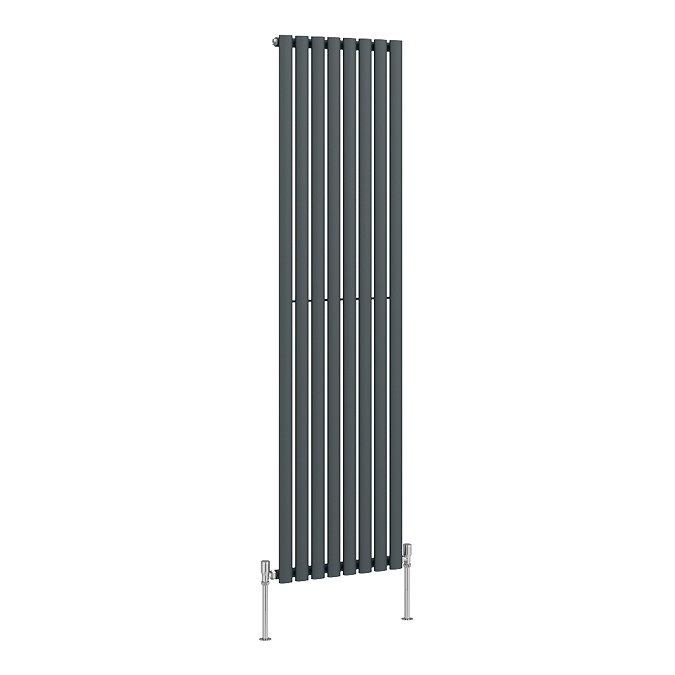 Metro Vertical Radiator - Anthracite - Single Panel (1800mm High) 472mm Wide