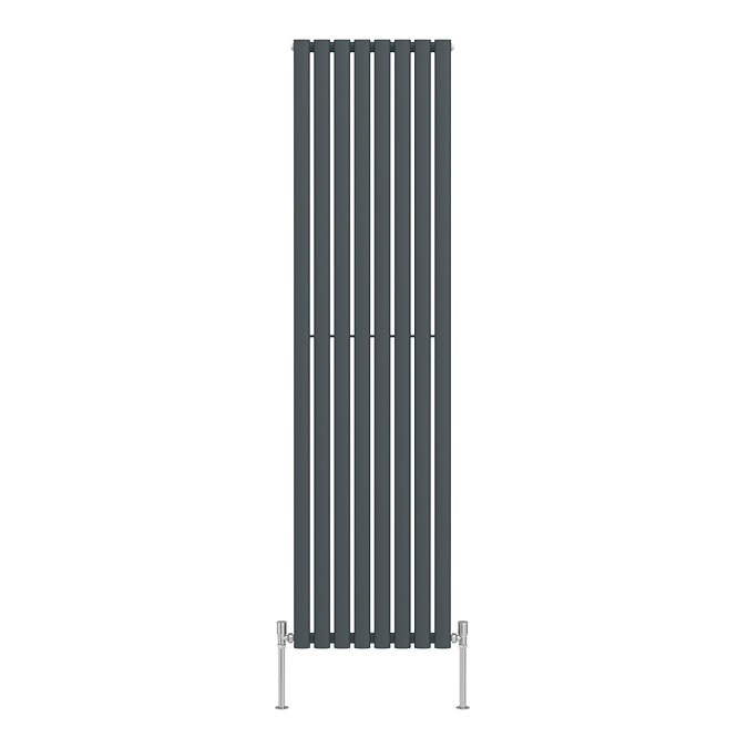 Metro Vertical Radiator - Anthracite - Single Panel (1800mm High) 472mm Wide