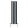 Metro Vertical Radiator - Anthracite - Single Panel (1800mm High) 472mm Wide