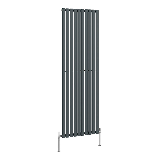 Metro Vertical Radiator - Anthracite - Single Panel (1800mm High) 590mm Wide