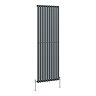 Metro Vertical Radiator - Anthracite - Single Panel (1800mm High) 590mm Wide