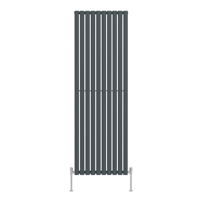 Metro Vertical Radiator - Anthracite - Single Panel (1800mm High) 590mm Wide