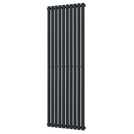Metro Vertical Radiator - Anthracite - Single Panel (1800mm High) 590mm Wide