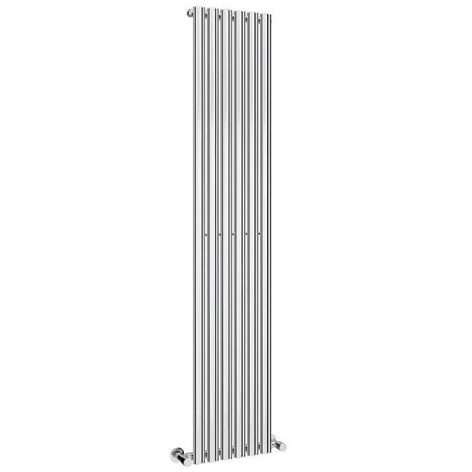 Metro Vertical Radiator - Chrome - Single Panel (H1800 x W354mm)  Feature Large Image