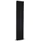 Metro Vertical Radiator - Gloss Black - Double Panel (1800x354mm) Large Image