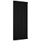Metro Vertical Radiator - Matt Black - Double Panel (1600mm High) 684mm Wide