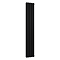 Metro Vertical Radiator - Matt Black - Double Panel (1800mm High) 295mm Wide
