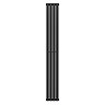Metro Vertical Radiator - Matt Black - Double Panel (1800x236mm)