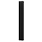 Metro Vertical Radiator - Matt Black - Double Panel (1800x236mm)
