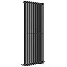 Metro Vertical Radiator - Matt Black - Single Panel (1600mm High) 590mm Wide