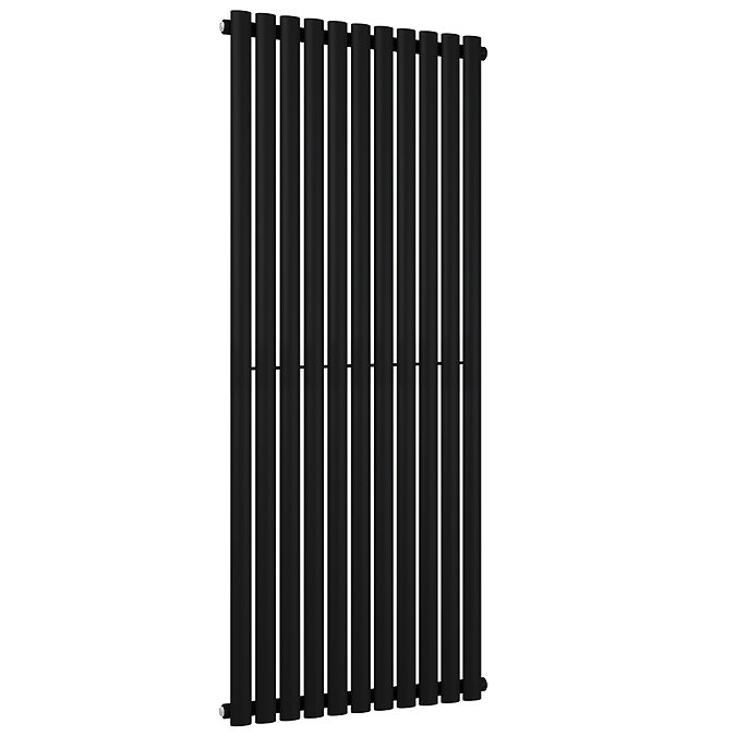 Metro Vertical Radiator - Matt Black - Single Panel (1600mm High) 649mm Wide