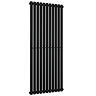 Metro Vertical Radiator - Matt Black - Single Panel (1600mm High) 649mm Wide