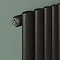 Metro Vertical Radiator - Matt Black - Single Panel (1600mm High) 354mm Wide