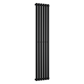 Metro Vertical Radiator - Matt Black - Single Panel (1600mm High) 354mm Wide