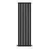 Metro Vertical Radiator - Matt Black - Single Panel (1600mm High) 472mm Wide