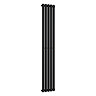 Metro Vertical Radiator - Matt Black - Single Panel (1800mm High) 295mm Wide