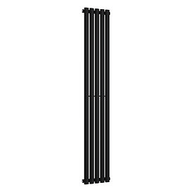 Metro Vertical Radiator - Matt Black - Single Panel (1800mm High) 295mm Wide