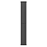Metro Vertical Radiator - Matt Black - Single Panel (1800mm High) 236mm Wide
