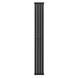 Metro Vertical Radiator - Matt Black - Single Panel (1800x236mm)