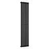 Metro Vertical Radiator - Matt Black - Single Panel (1800mm High) 354mm Wide