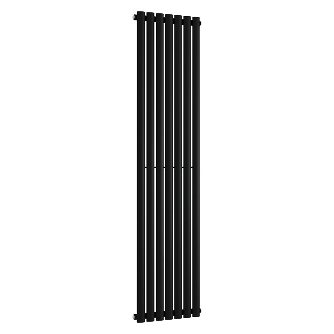 Metro Vertical Radiator - Matt Black - Single Panel (1800mm High) 413mm Wide