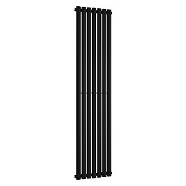 Metro Vertical Radiator - Matt Black - Single Panel (1800mm High) 413mm Wide