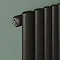 Metro Vertical Radiator - Matt Black - Single Panel (1800mm x 472mm)