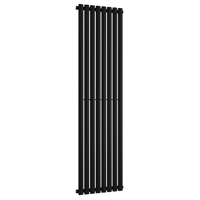 Metro Vertical Radiator - Matt Black - Single Panel (1800mm High) 472mm Wide